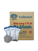 Khẩu Trang Y Tế KF94 Tuấn Huy Xám